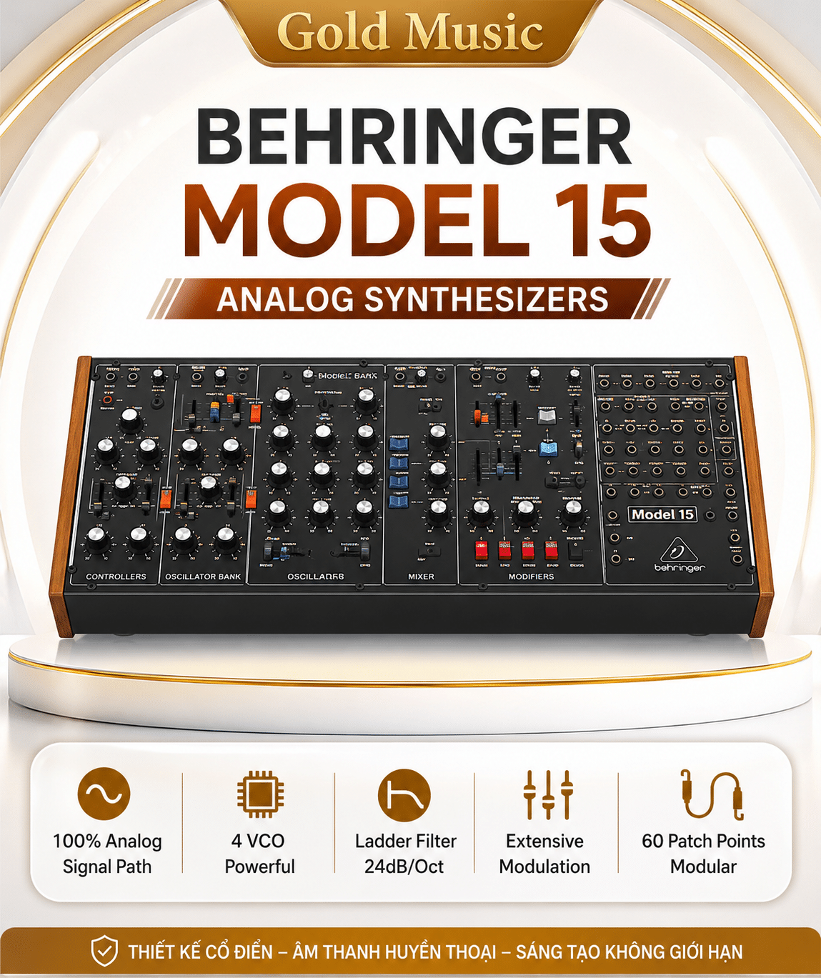 Behringer MODEL 15 Analog Synthesizers behringer model 15 analog synthesizers