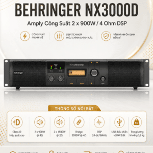 behringer nx3000d amply cong suat 2 x 900w 4 ohm dsp 3