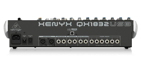 behringer qx1832usb mixer analog 18 input 2 2 bus