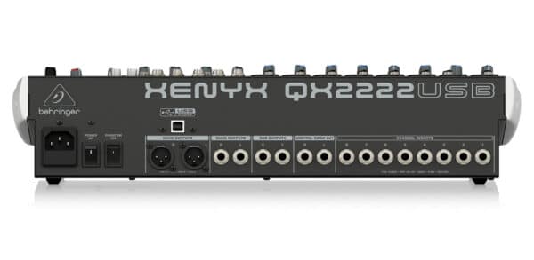 behringer qx2222usb mixer analog 22 input 2 2