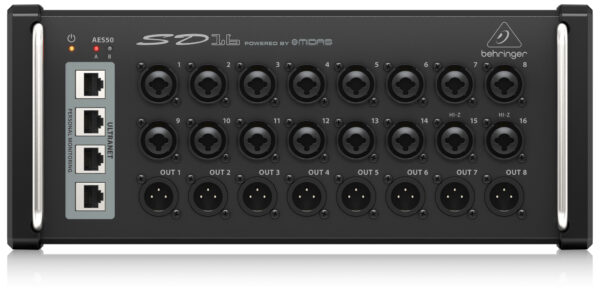 behringer sd16 stage box 16 output ultranet aes 50 6