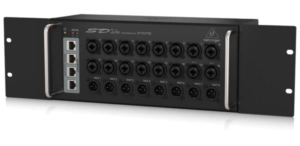 behringer sd16 stage box 16 output ultranet aes 50