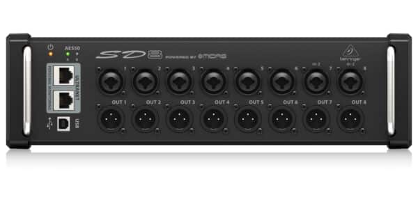 behringer sd8 stage box 8 output ultranet aes 50 6