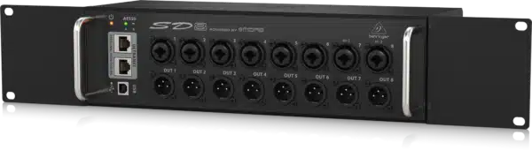 behringer sd8 stage box 8 output ultranet aes 50