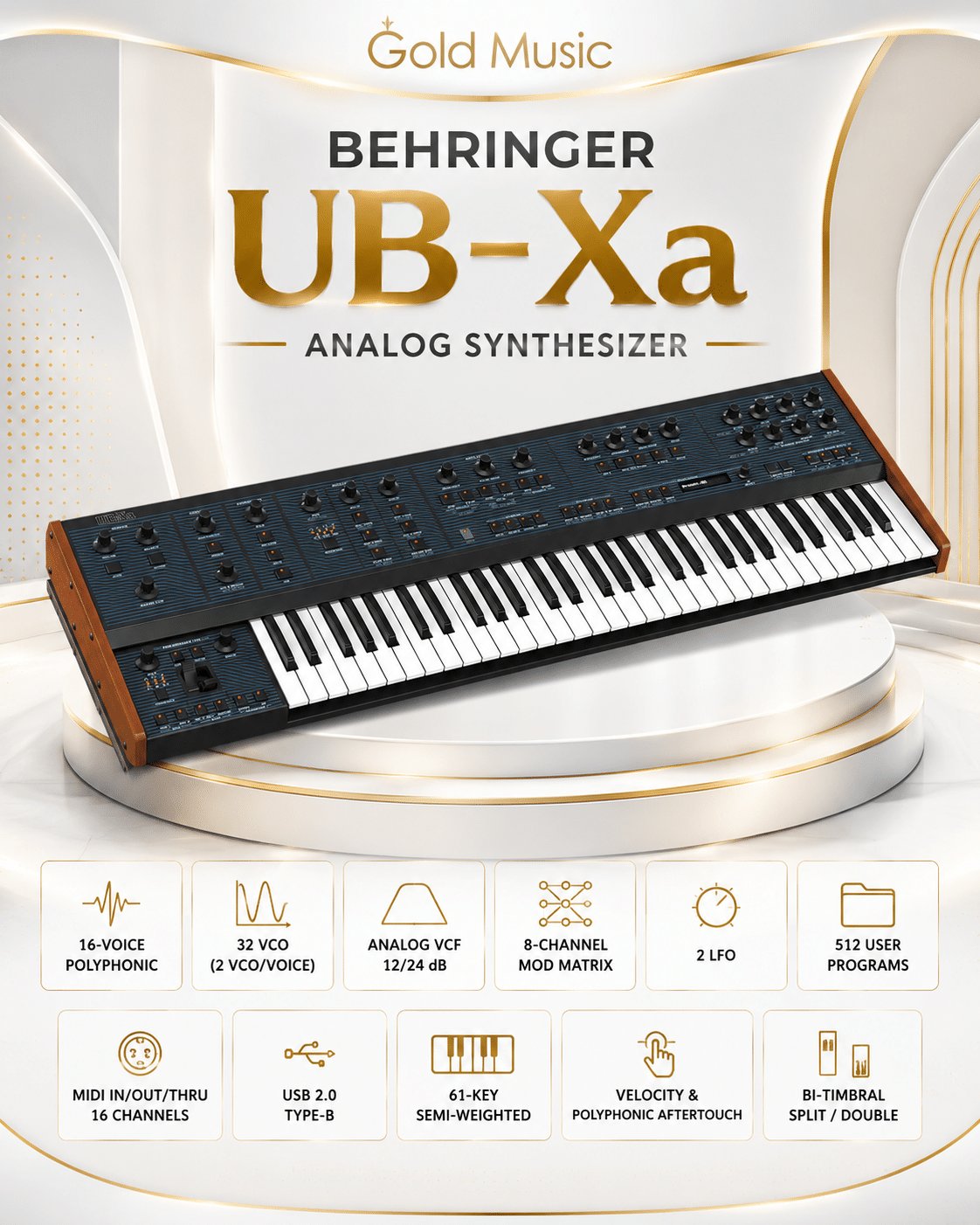 Behringer UB-Xa Analog Synthesizers behringer ub xa analog synthesizers