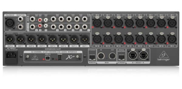 behringer x32 rack mixer digital 40 input 25 bus