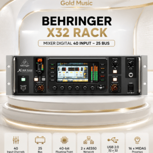 behringer x32 rack mixer digital 40 input 25 bus 3
