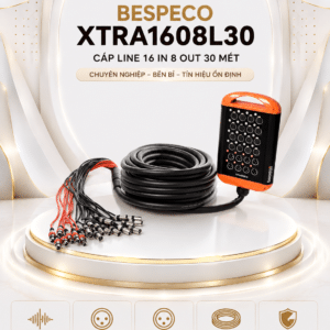 bespeco xtra1608l30 cap line 16 in 8 out 30 met