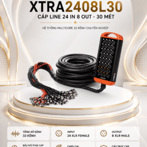 bespeco xtra2408l30 cap line 24in 8out 30m 3
