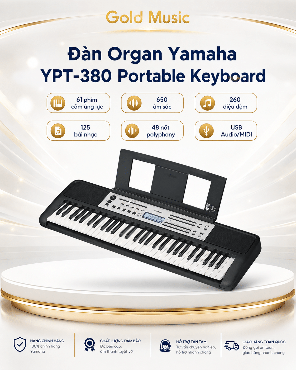 Đàn Organ Yamaha YPT380 , Portable Keyboard dan organ yamaha ypt380 portable keyboard