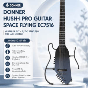 donner hush i pro guitar space flying