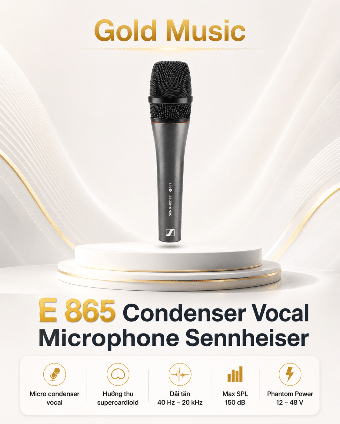 e 865 Condenser Vocal Microphone Sennheiser e 865 condenser vocal microphone sennheiser