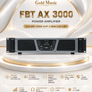 fbt ax 3000 amply cong suat 2 kenh x 1500w 4 ohm