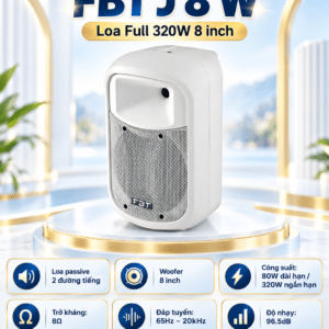 fbt j 8 w loa full 320w 8inch 2