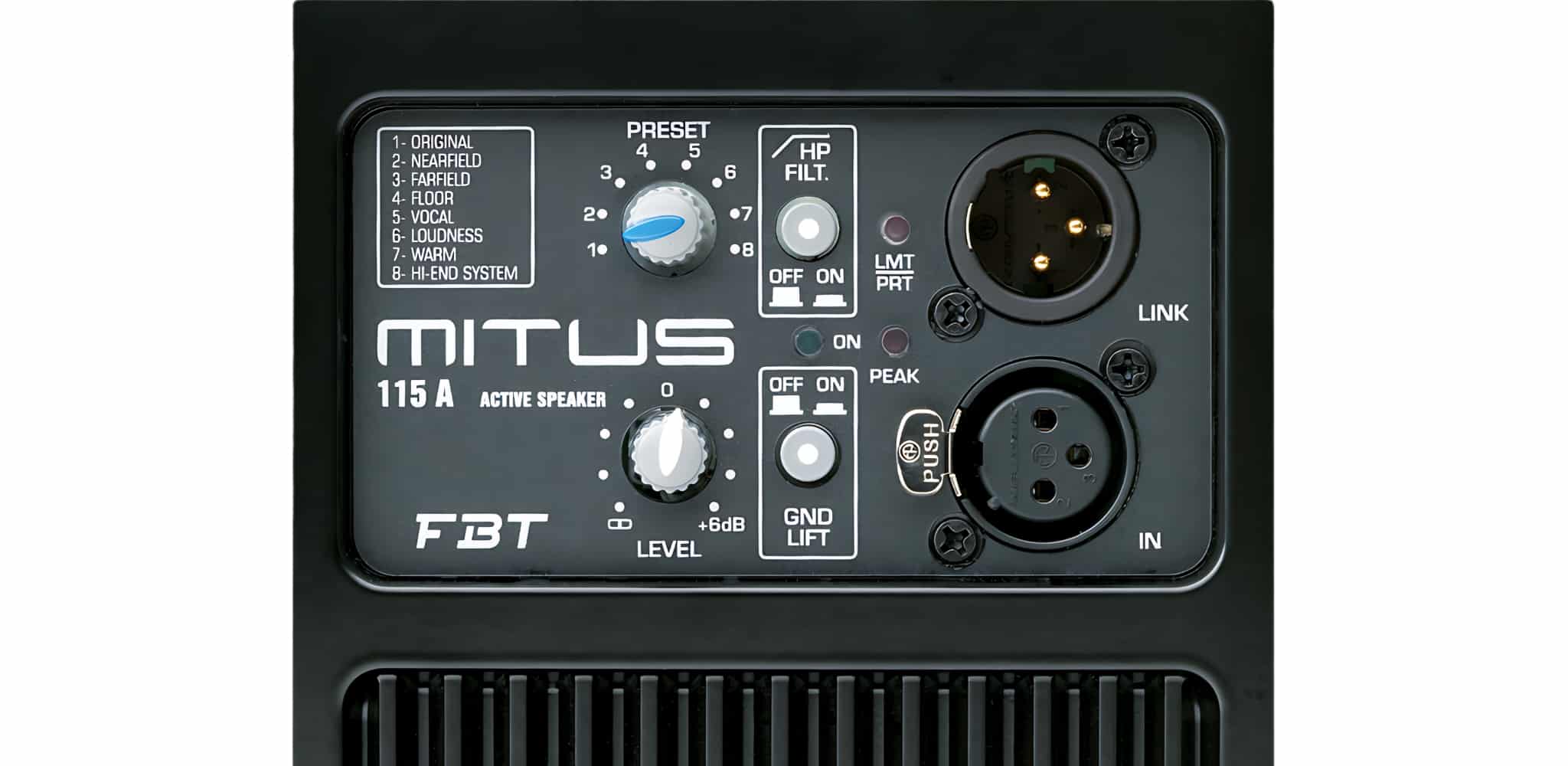 fbt mitus 115a loa active 1800w 15inch 1 fbt mitus 115a loa active 1800w 15inch 1