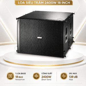 fbt muse 118fs loa sieu 2400w 18inch