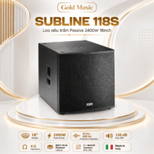 fbt subline 118s loa sieu tram passive 2400w 18inch