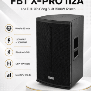 fbt x pro 112a loa full lien cong suat 1500w 12inch 3