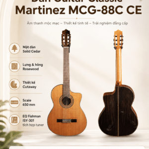 dan guitar classic martinez mcg 88c ce