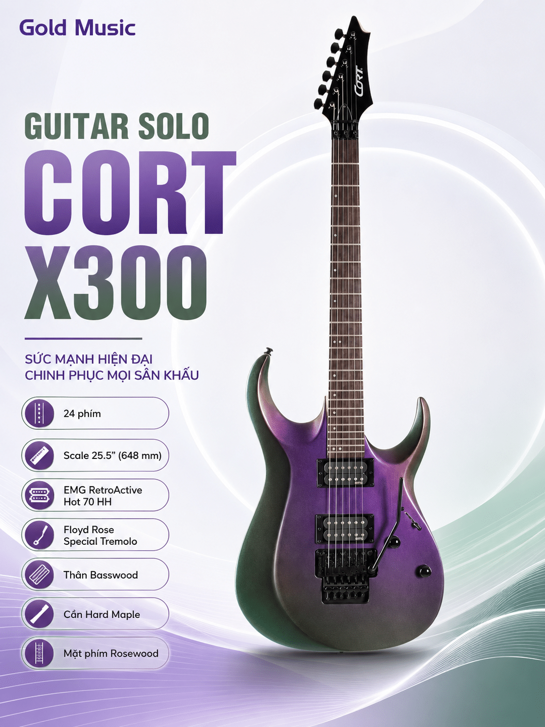 GUITAR SOLO CORT X300 guitar solo cort x300