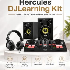 Hercules DJLearning Kit trọn bộ thiết bị điều khiển bàn dj hercules djlearning kit tron bo thiet bi dieu khien ban dj