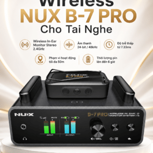 wireless nux b7 pro cho tai nghe