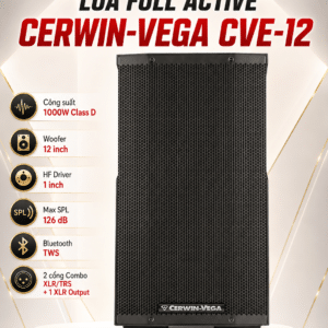 loa full active cerwin vega cve12 2