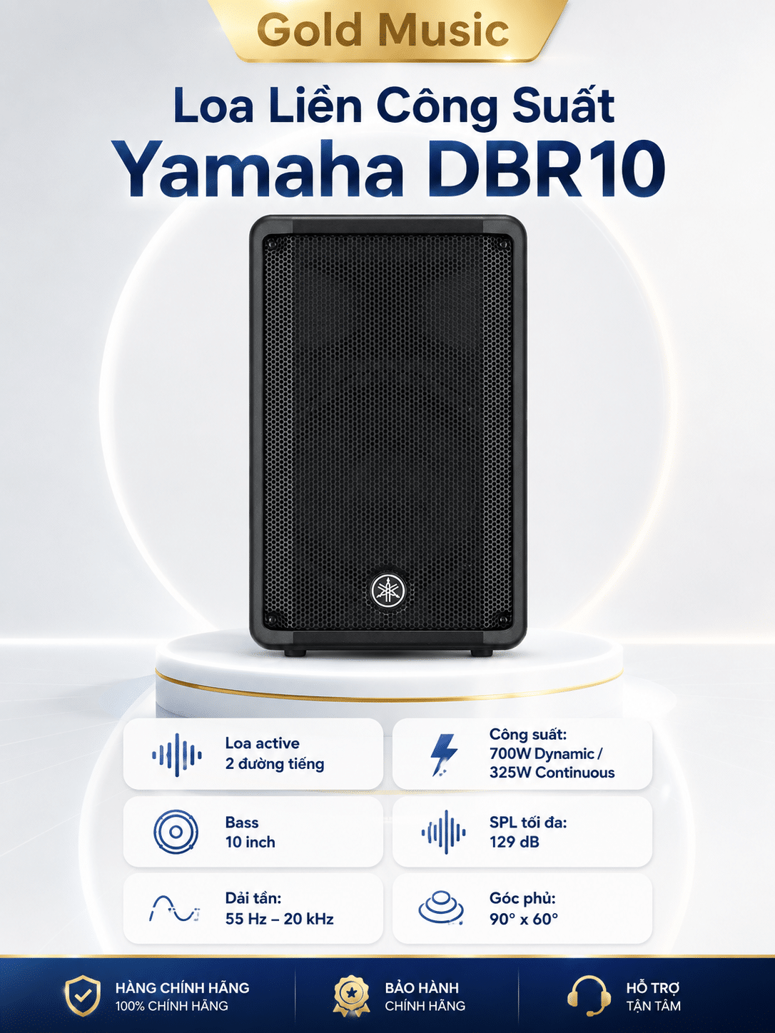 Loa Liền Công Suất Yamaha DBR10 loa lien cong suat yamaha dbr10