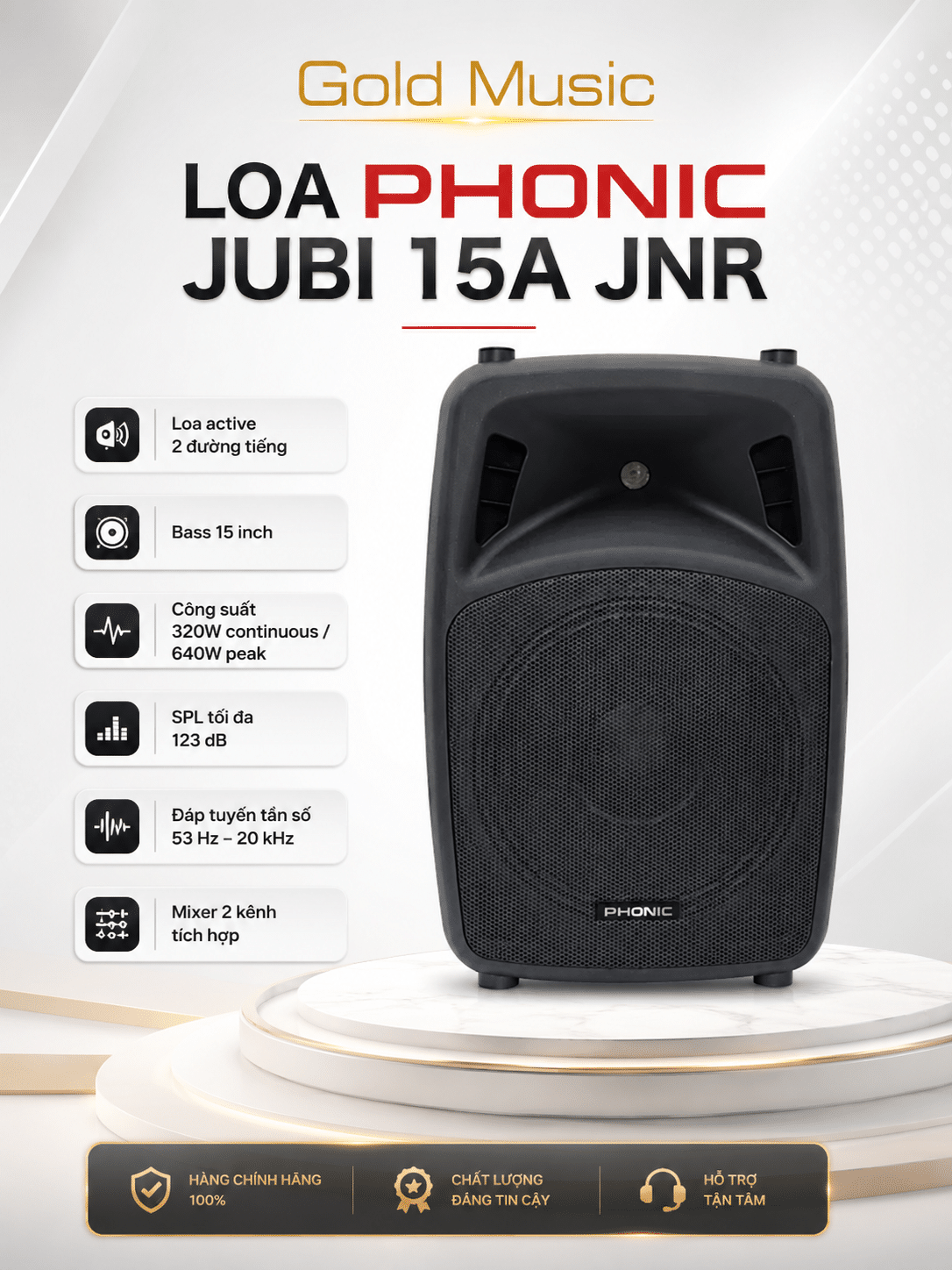 LOA PHONIC Jubi 15A JNR loa phonic jubi 15a jnr
