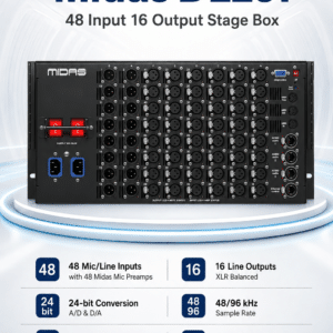midas dl251 stage box 48 input 16