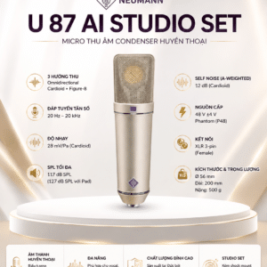 neumann u 87 ai studio set micro thu am condenser 1