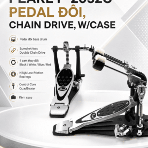 PEARL P-2052C PEDAL ĐÔI, CHAIN DRIVE, W/CASE