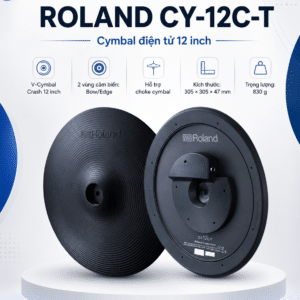 ROLAND CY-12C-T Cymbal điện tử 12 inch roland cy 12c t cymbal dien tu 12 inch