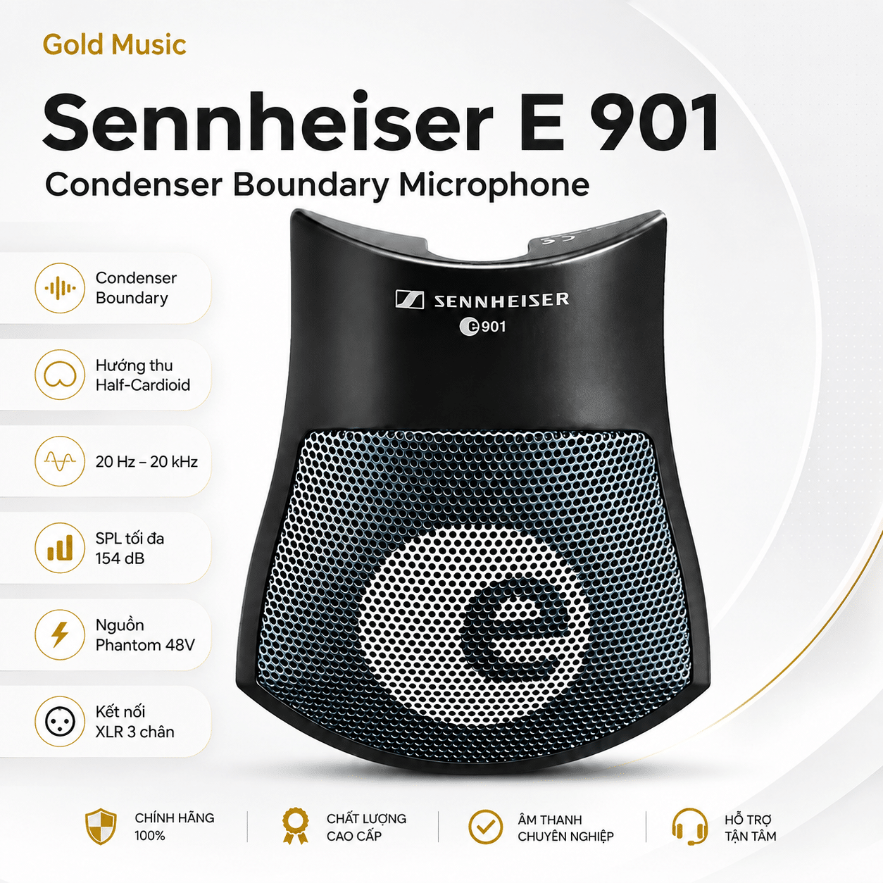 Sennheiser E 901 Condenser Boundary Microphone sennheiser e 901 condenser boundary
