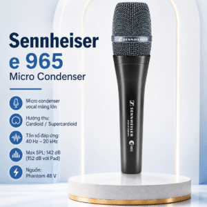 sennheiser e 965 micro condenser 5