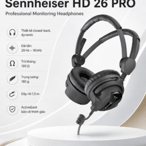 sennheiser hd 26 pro professional monitoring headphones