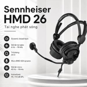 sennheiser hmd 26 tai nghe phat song