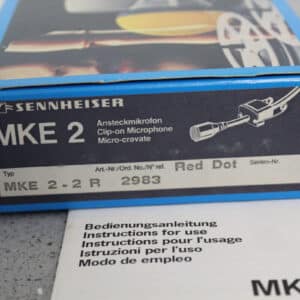 Sennheiser MKE 2 (BLACK 3-PIN) Micro lavalier sennheiser mke 2 black 3 pin micro lavalier 1