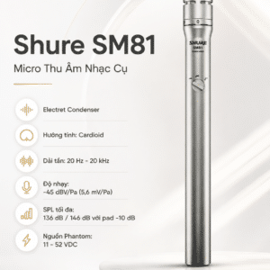 shure sm81 micro thu am nhac cu 5