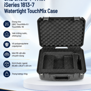 SKB 3i1813-7-TMIX iSeries 1813-7 Watertight TouchMix Case skb 3i1813 7 tmix iseries 1813 7 watertight