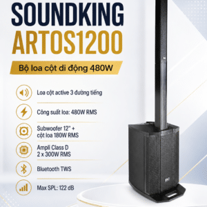 SOUNDKING ARTOS1200 Bộ loa cột di động