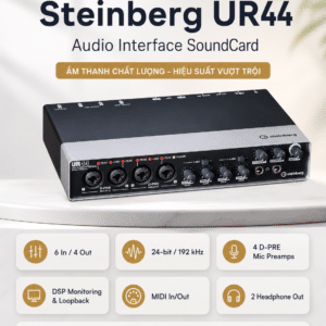 steinberg ur44 audio interface soundcard