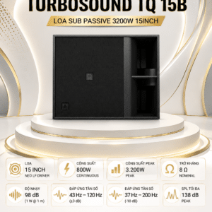 turbosound tq 15b loa sub passive 3200w 15inch