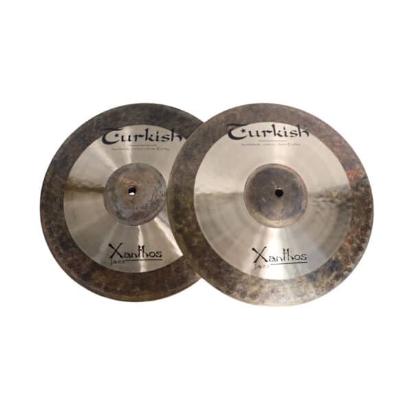 xj h14 14inch la hi hat cymbal dong xanthos jazz turkish cymbals doi