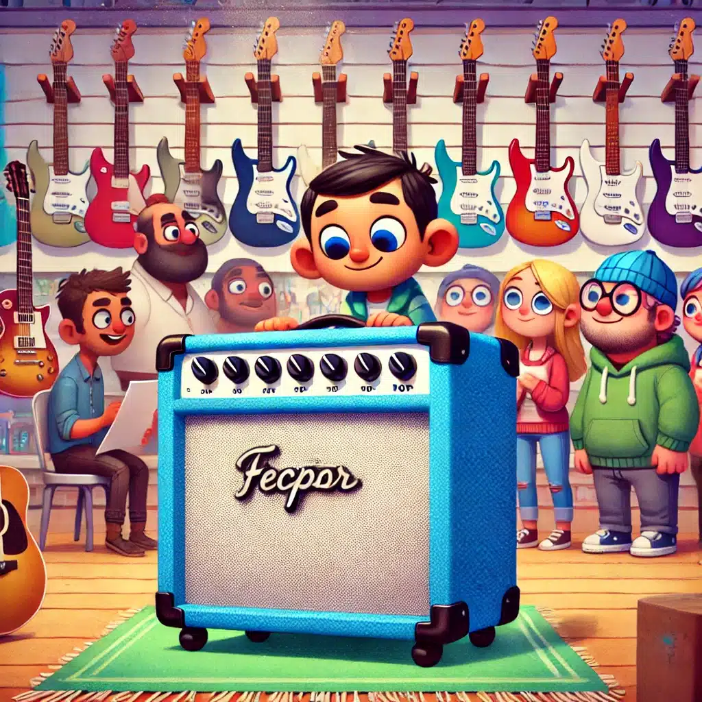 ampli mini cho dan guitar dien 3