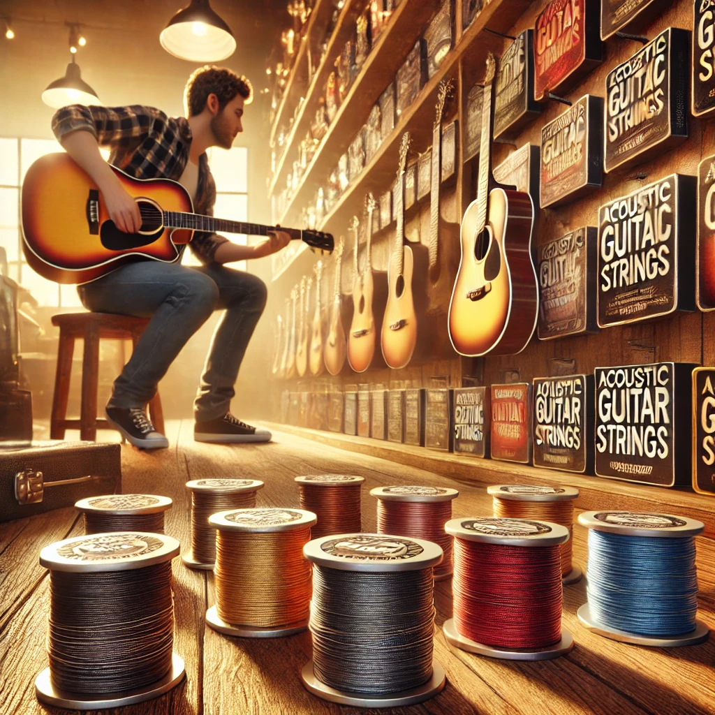 cach chon day dan guitar acoustic