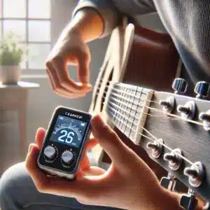 chinh day guitar bang tuner