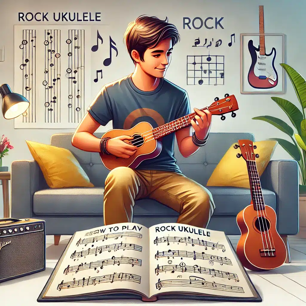 hoc cach choi ukulele rock 3 hoc cach choi ukulele rock 3