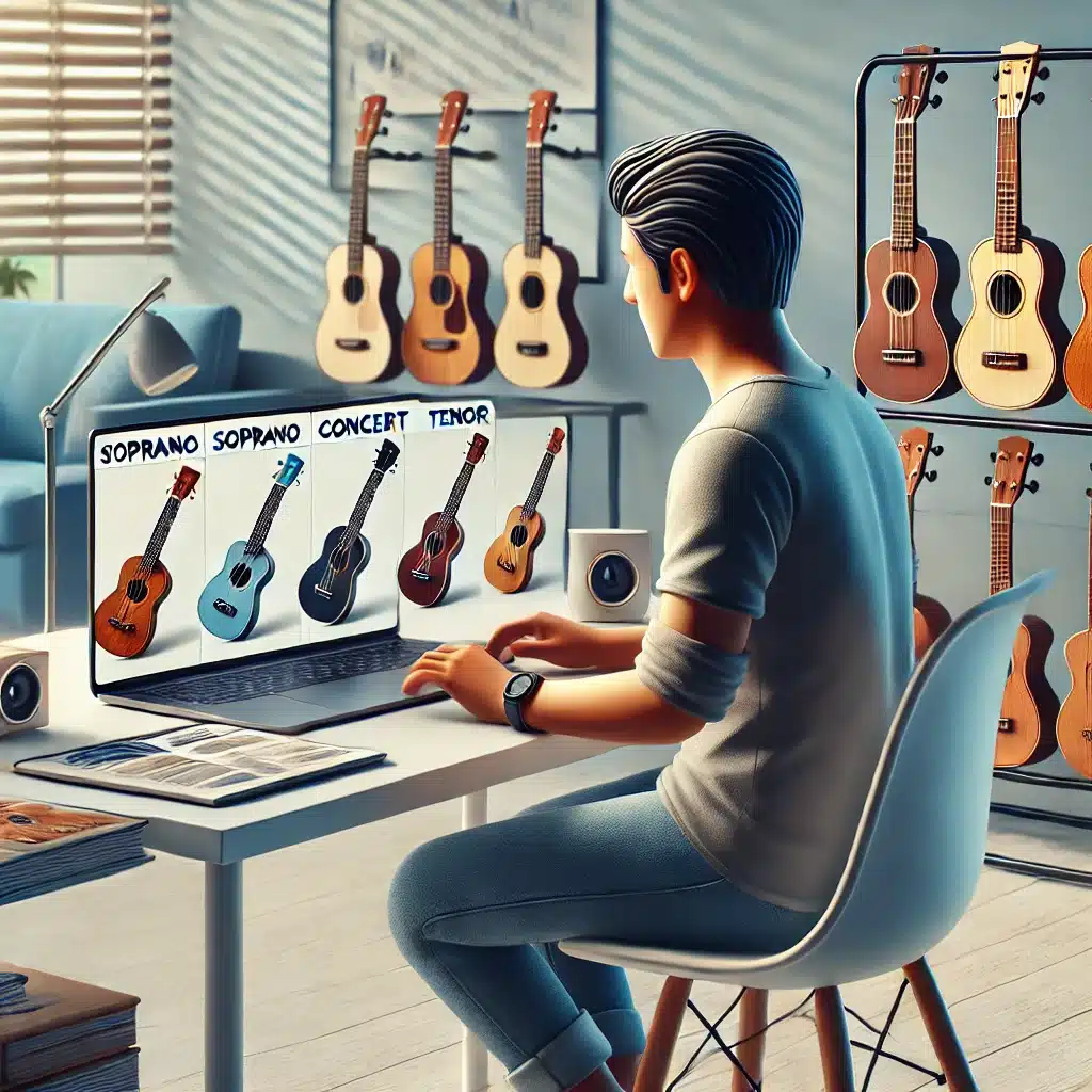 hoc cach phan biet cac loai dan ukulele co ban 2