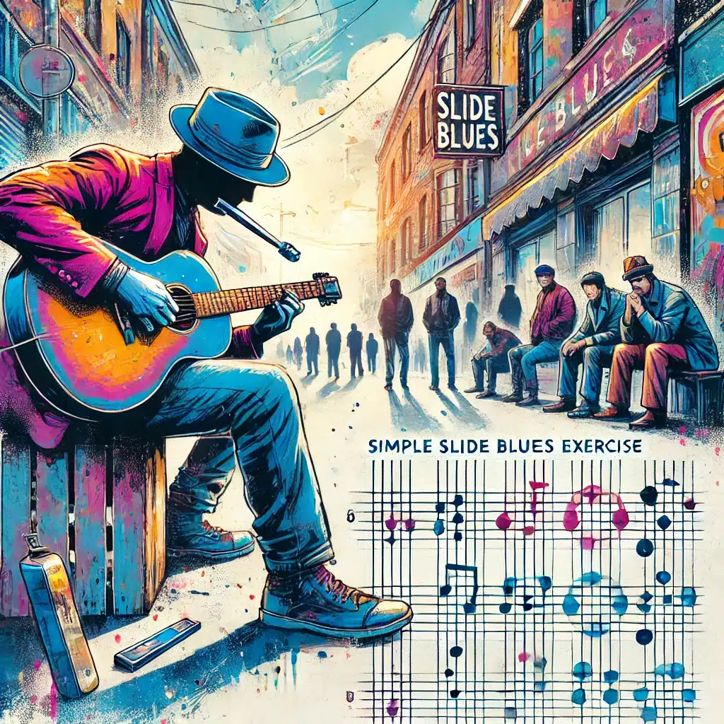 huong dan hoc guitar slide blues